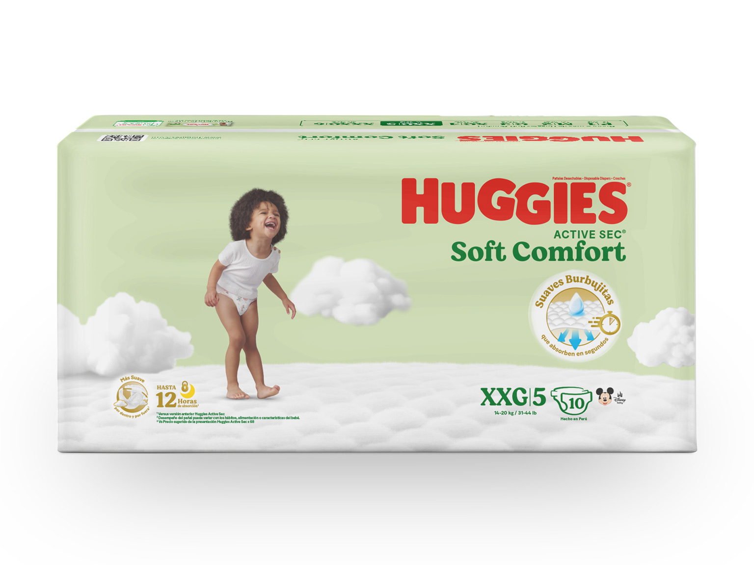 Huggies Active Sec Soft Comfort XXG