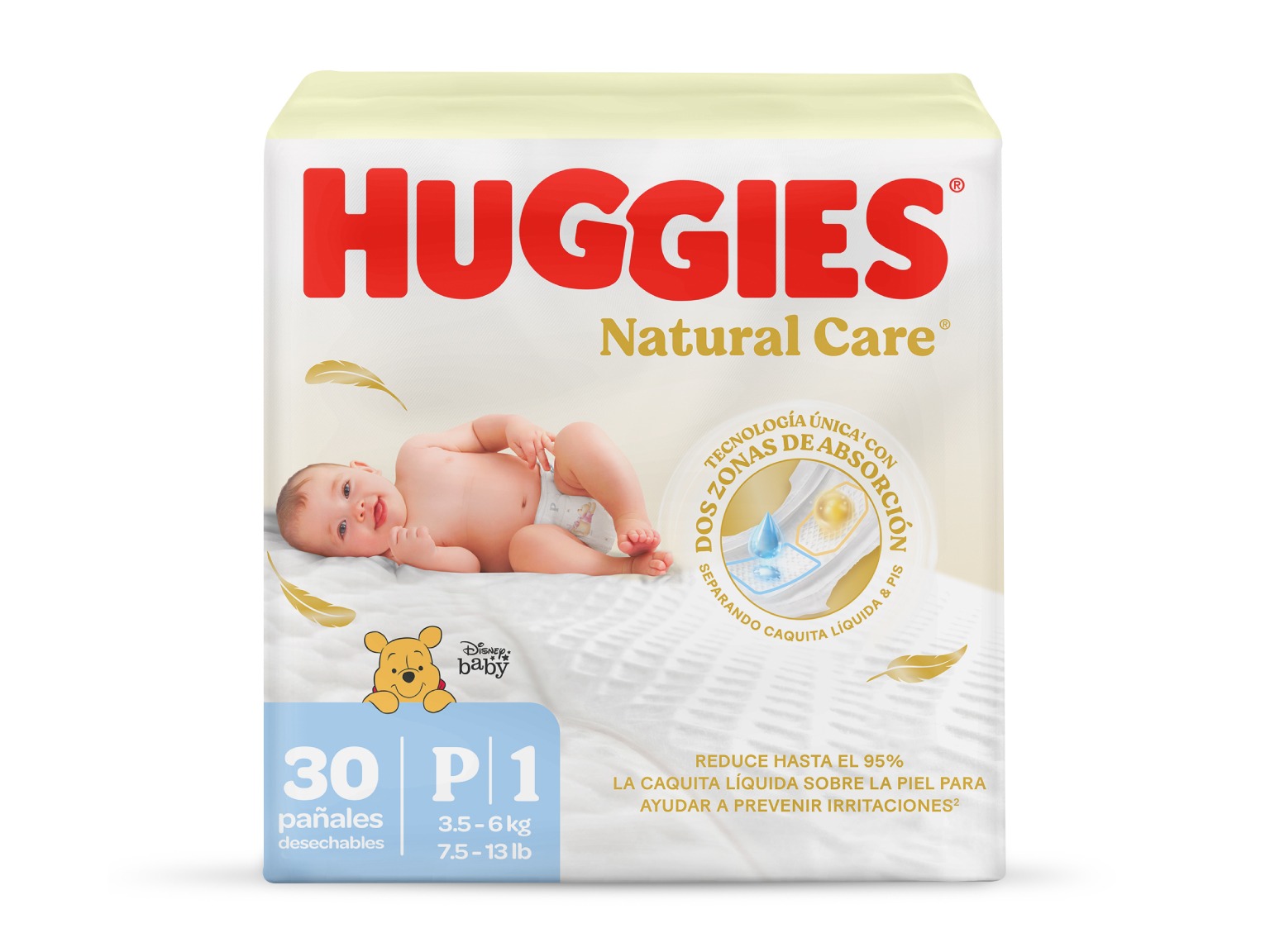 Huggies Natural Care Recin Nacido Talla P 200kb