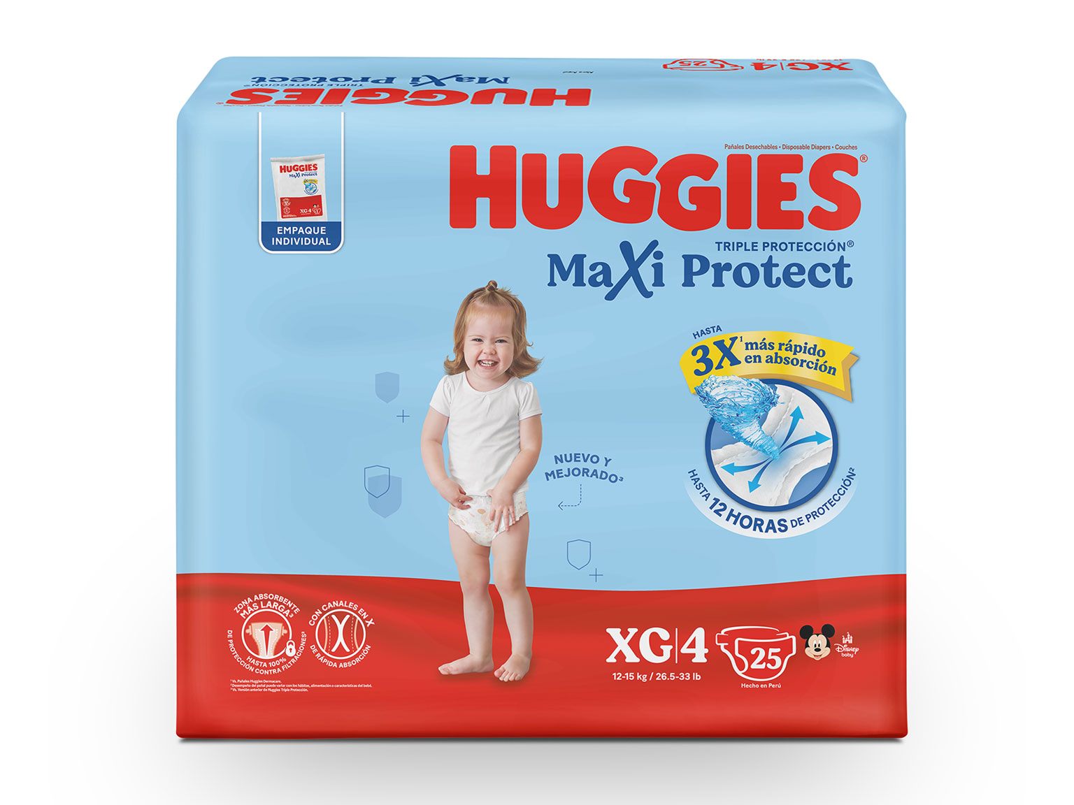 Paales Huggies Maxi Protect Talla XG