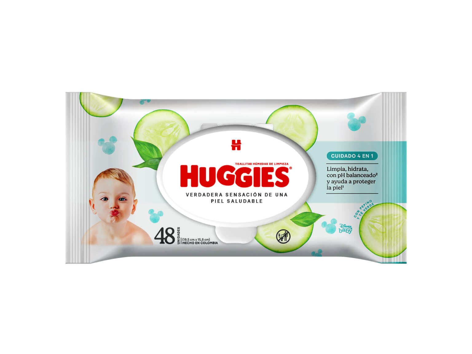Paitos Hmedos Huggies 4en1 x48